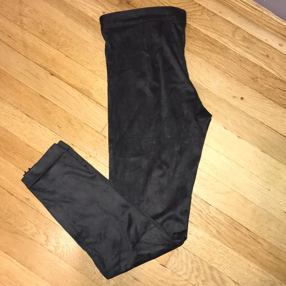 Suede Pants